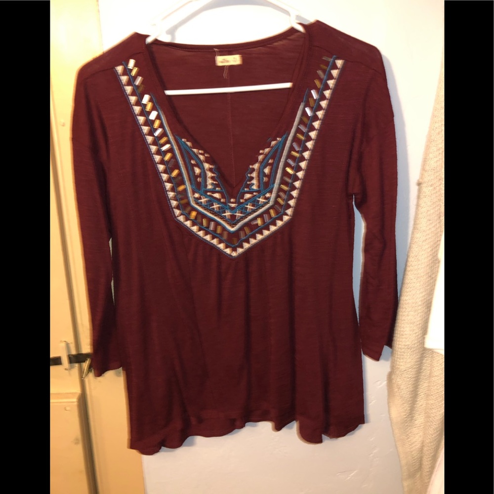 Beaded long sleeve